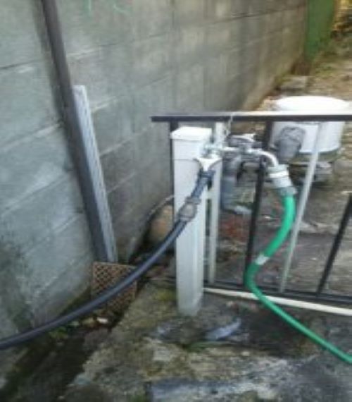 屋外水栓修理